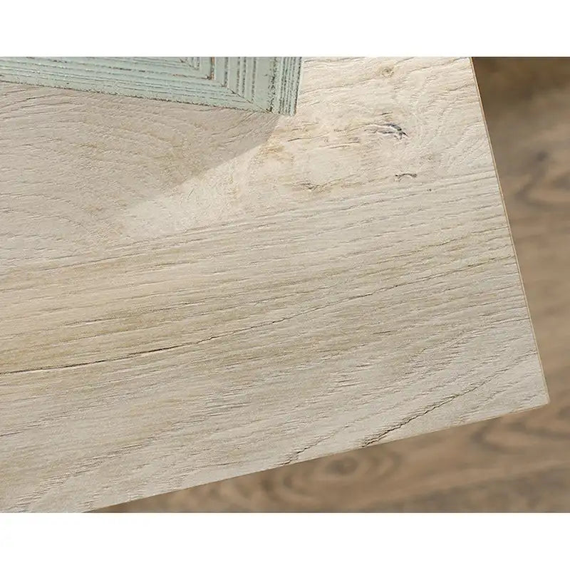 Meuble de rangement en bois avec tiroir et deux portes fini châtaignier crayeux